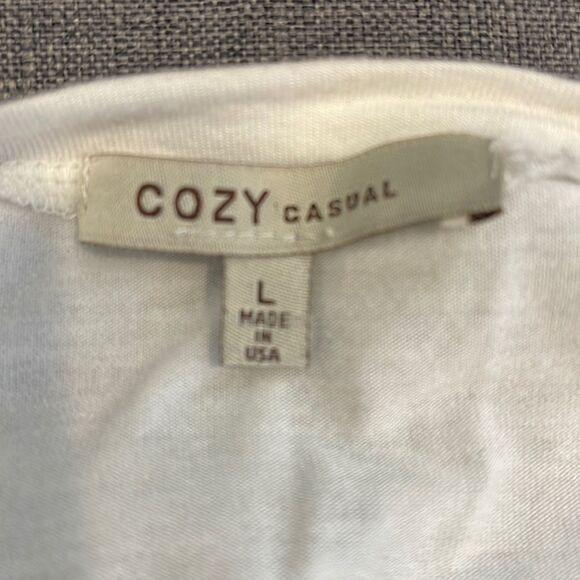 Hidden knotted cross cross long sleeve top - Picture 3 of 3